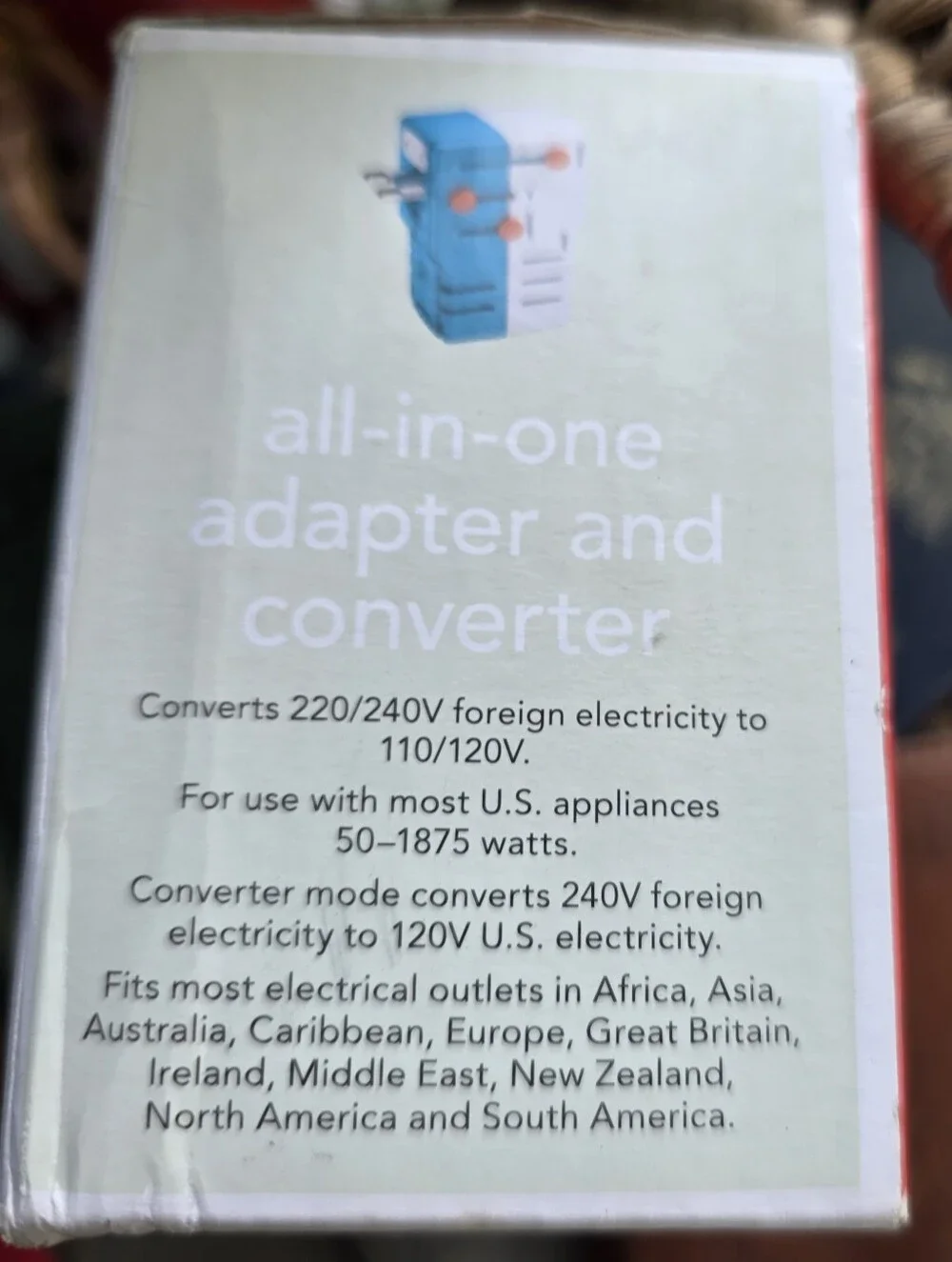 Embark All-in-One International Travel Adapter Voltage Converter 1875W